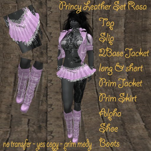 Princy Leather Set Rosa BOX