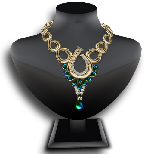 ((Crystal Line))Glamourous Necklace(wear)