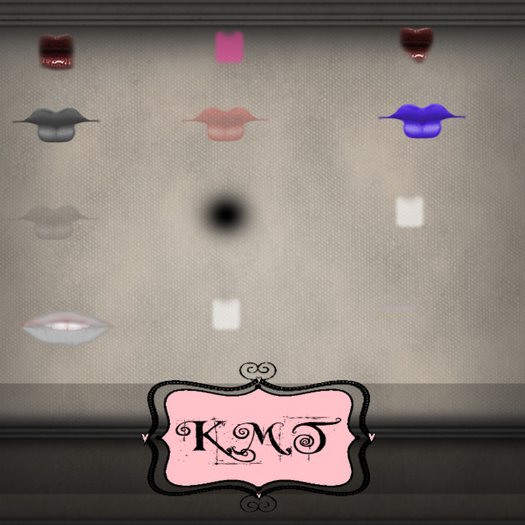 .:::K,M,T:::.Skin Creators Accessories Teeth& Lips Set Of 21 