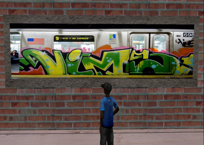 Sub Graff Art piece