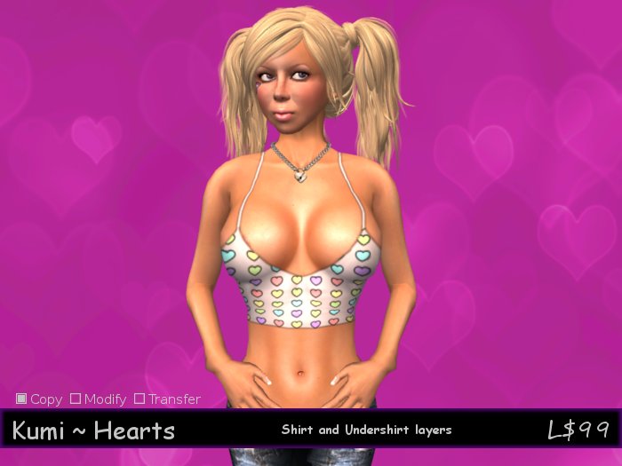 *LF* Kumi Shirt Hearts