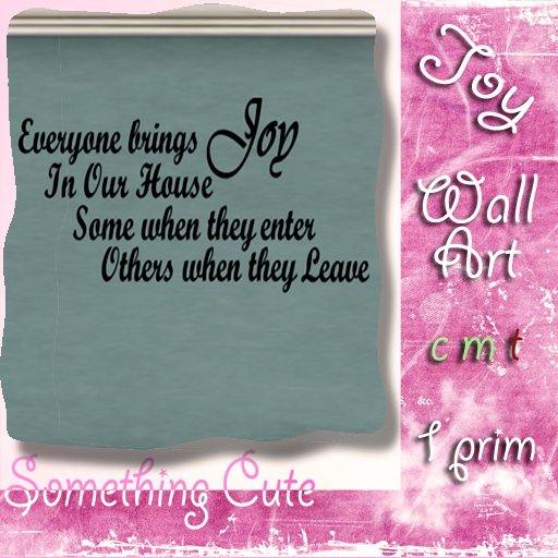 SC. Everybody brings Joy