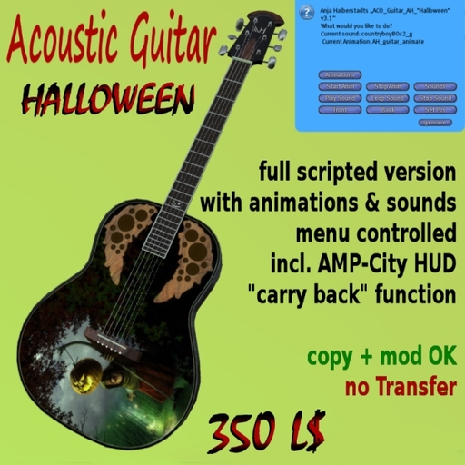 Acoustic Guitar "Halloween"