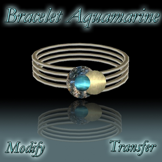 BRACELET AQUAMARINE box