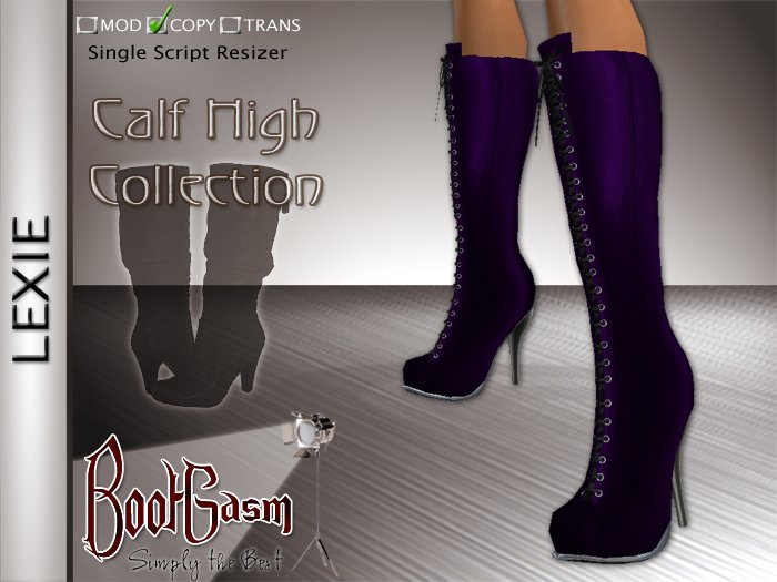 Bootgasm Lexie Boots Purple