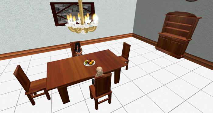 SunKatt's Sculpted Dining Room Set