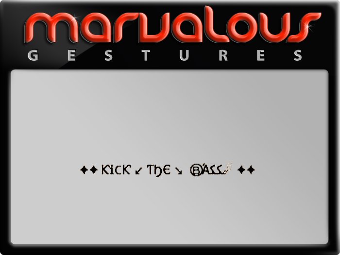 GESTURE ~KICK THE BASS~
