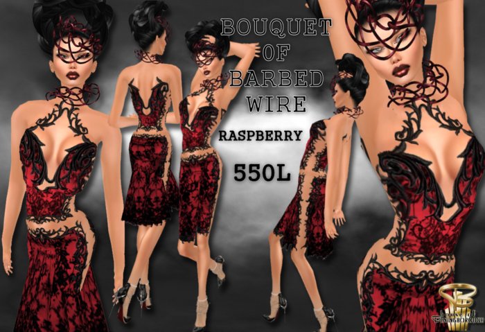 HOUSE OF BENINGBOROUGH - Bouquet of Barbed Wire - Raspberry