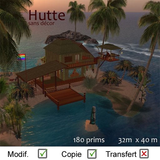 Hutte Hut Tiki AKRA 