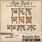-TC- Sign Pack 1 Clearance Priced
