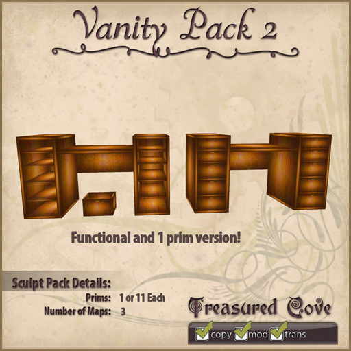 -TC- Vanity Pack 2 Clearance Priced