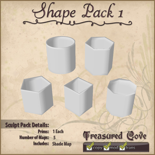 -TC- Shape Pack 1 Clearance Priced
