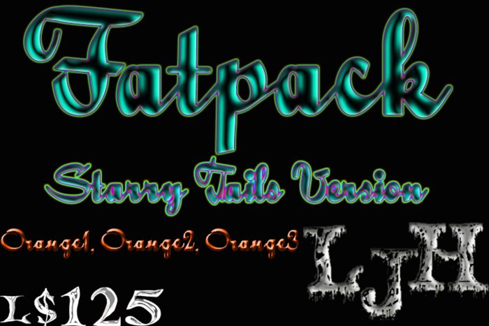 [LJH] Lisha's Starry tails Fatpack- ORANGE (1, 2 &3) MATURE VERSION