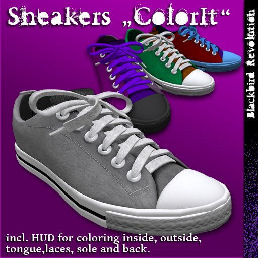 *BR - Sneakers 'ColorIt' - color changeable low-top Sneakers