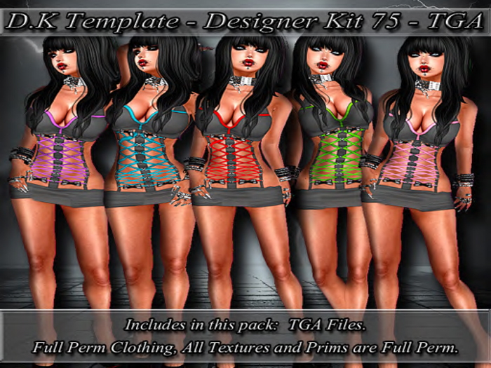 D.K Template - Designer Kit 75 - TGA