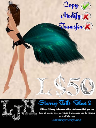 [LJH] Lisha's Starry Tail BLUE2 MATURE Version