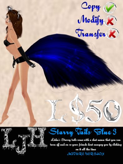 [LJH] Lisha's Starry Tail BLUE3 MATURE Version