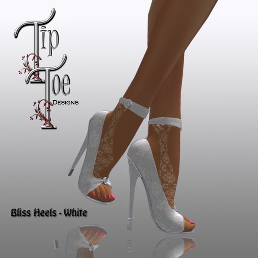 TIPTOE-Bliss Heels - White