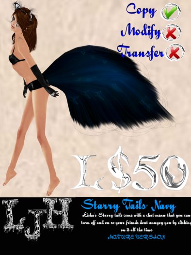 [LJH] Lisha's Starry Tail NAVY MATURE VERSION