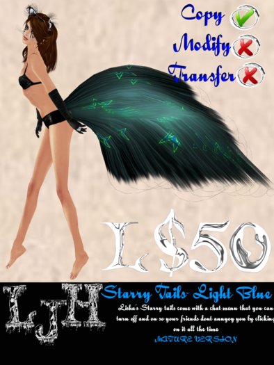 [LJH] Lisha's Starry Tail LIGHT BLUE MATURE VERSION