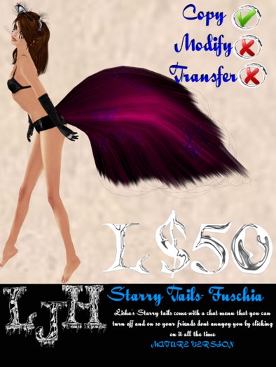 [LJH] Lisha's Starry Tail FUSHA MATURE VERSION