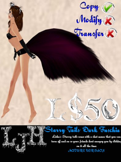 [LJH] Lisha's Starry Tail DARK FUSHA MATURE VERSION