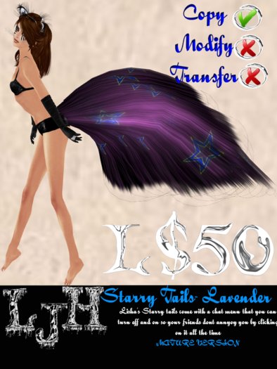 [LJH]Lisha's Starry Tail LAVENDER MATURE VERSION
