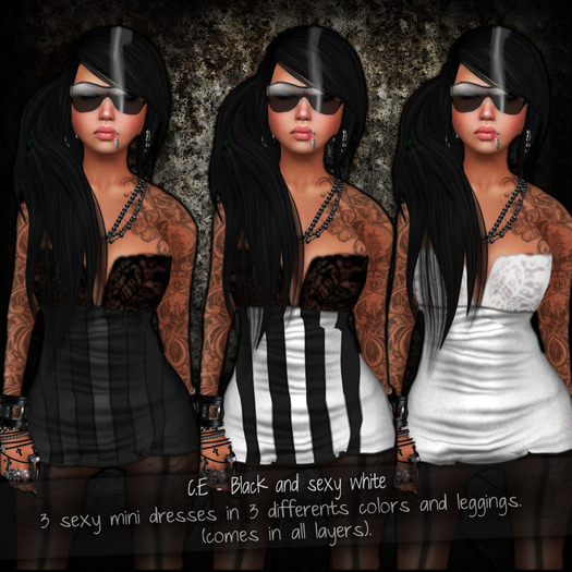 C.E - Black and sexy white