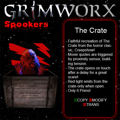 GRIMWORX Spookers - The Crate Halloween Decorations