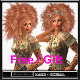 Big BOX of 31 nice Hair Gift hair PROMO hair kostenlos present Tiny Goth Fantasy Vamp blonde hair black free present