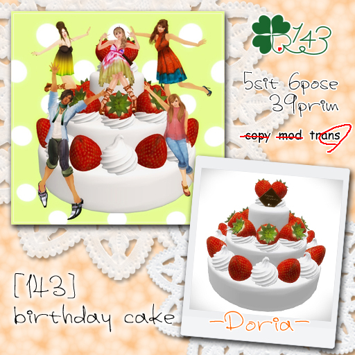 [143]Birthday cake*Doria