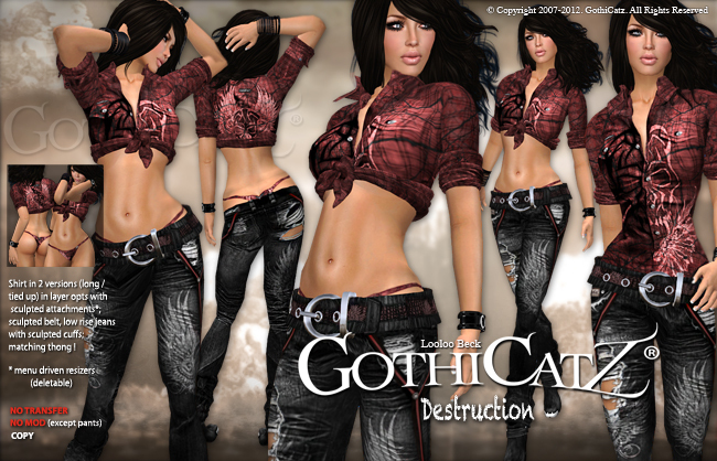 >>GothiCatz<< Destruction (female)
