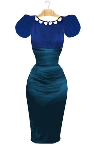 *Vita Bella* Rita Dress - Blue