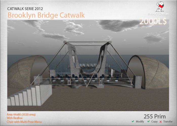 Brooklyn Bridge Catwalk by Sasha's Design