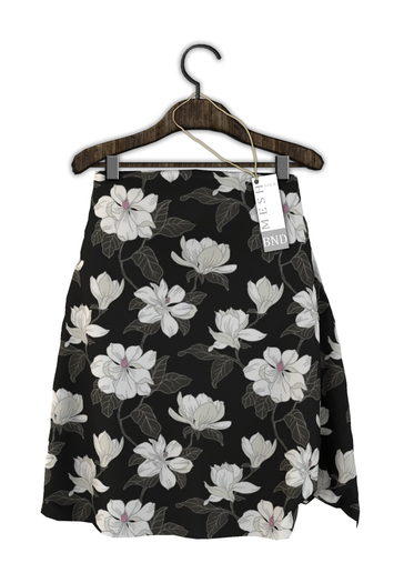Mesh Cute Skirt Black BND