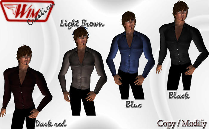 Pack 4 Open Shirts