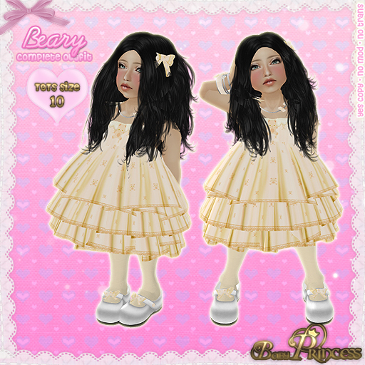 :*BABY*: Beary { tots } in yellow - Cute dress toddler version