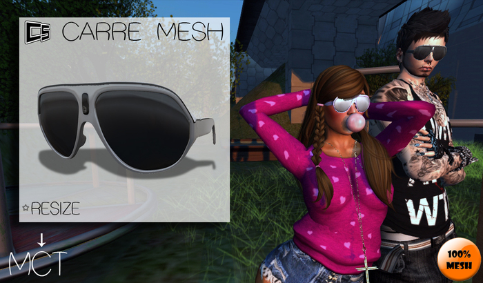 ..:: Carre Mesh ::.. Color : White/Black