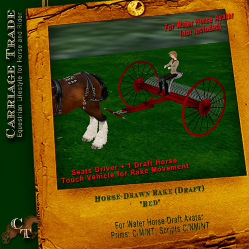 @CT@ Farm Rake (D) Red