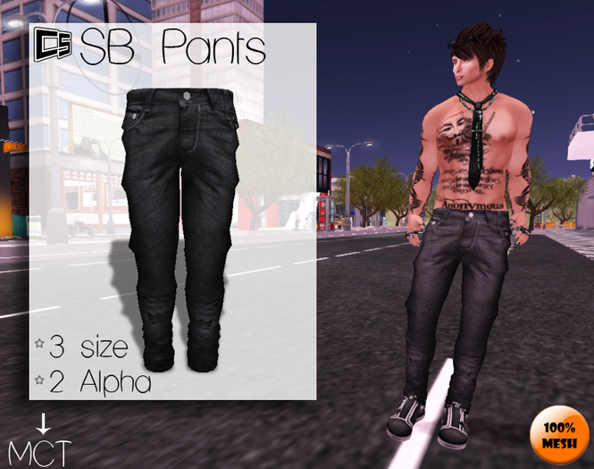 .PANTS.SBPantsBLACK.