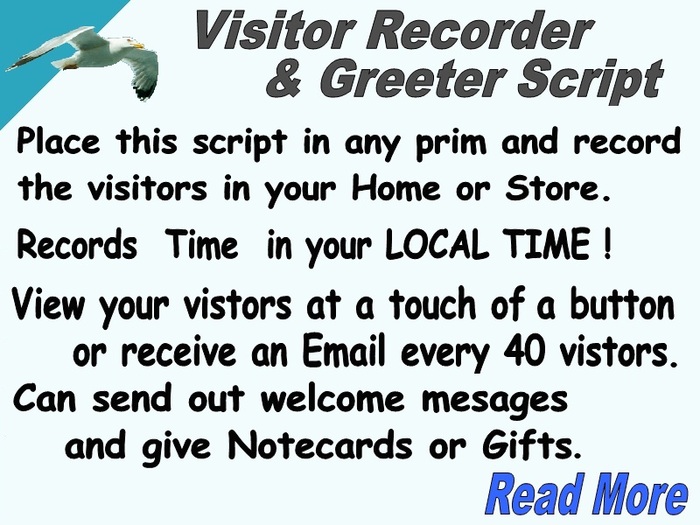 Visitor Recorder Greeter Script