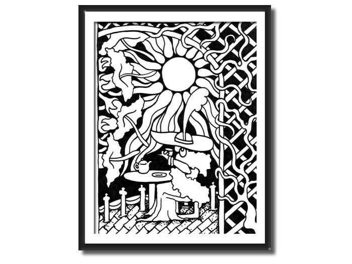 Original Art Tea Time