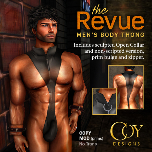 ****COY - Revue - Body Thong - Black