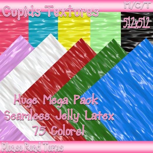 *CUPIDS* 75 SEAMLESS JELLY LATEX Textures