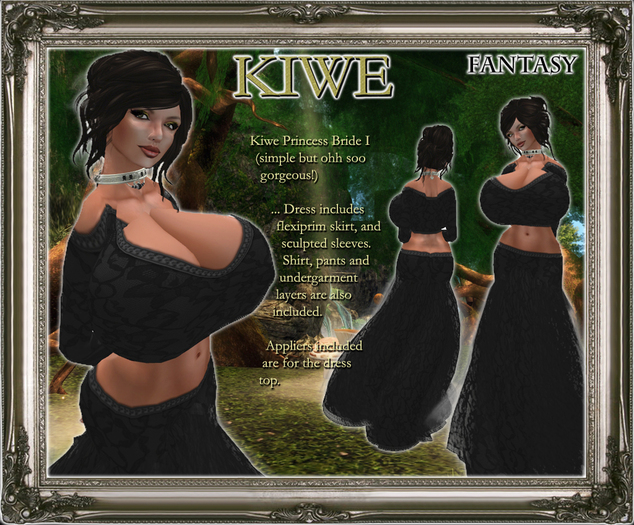 Kiwe Fantasy Princess Bride I (black) for Prim B's