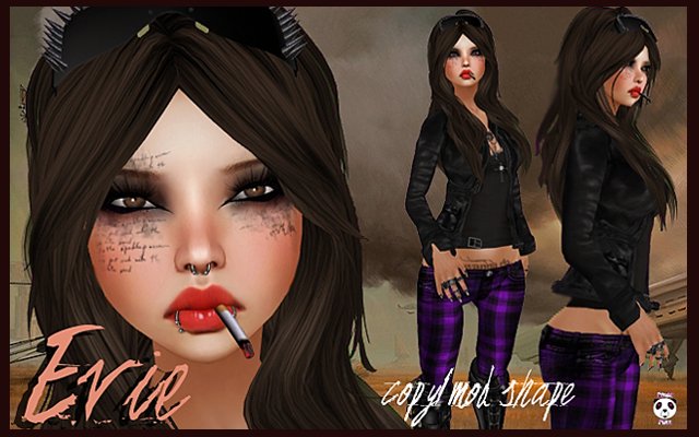 Panda Punx Evie Shape