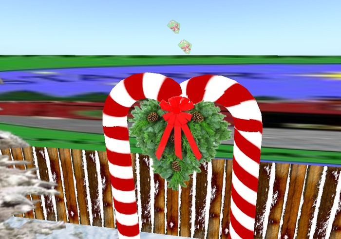 candy cane arch  emitter