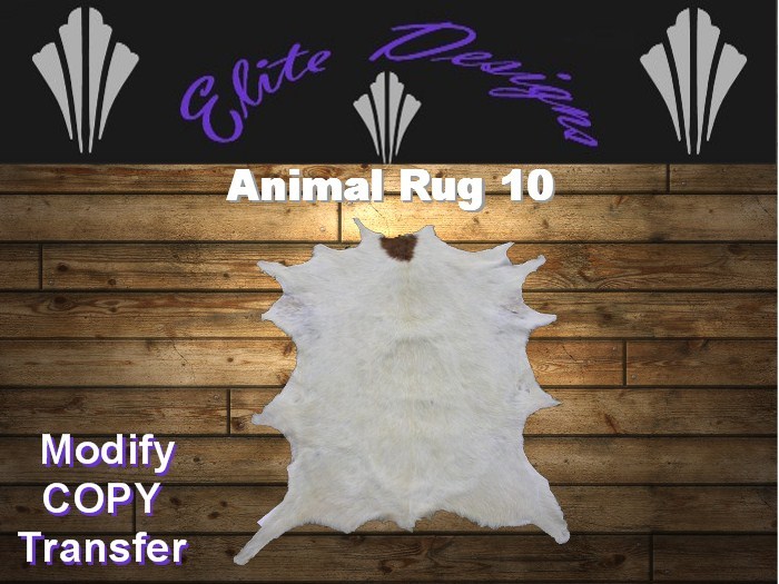 ~~ FULL PERM - Animal Skin Rug 10 ~~