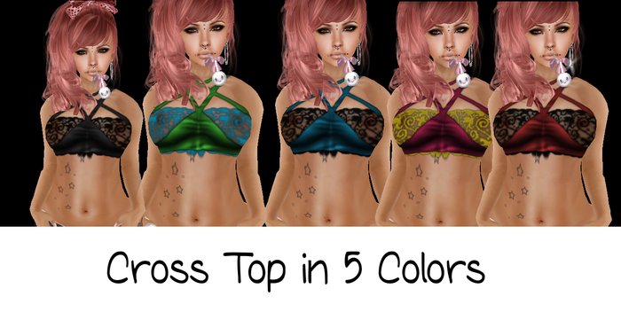 {RG} Mean Girls Cross Top 5 Colors
