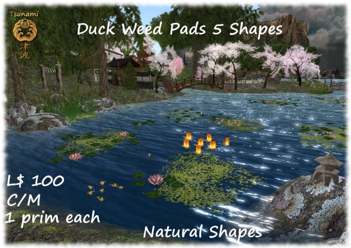 TC - Duckweed Pads 5 sizes
